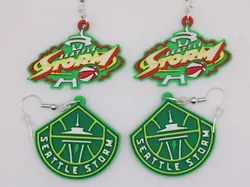 Seattle Storm Earrings - Free 3D Print Model