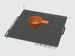 Short-handled dog food scoop - Free 3D Print Model