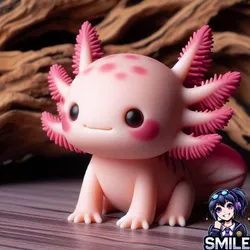 Smiley Axolotl