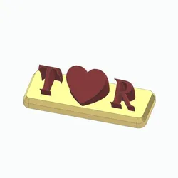 T♥R Lovely Table Tag