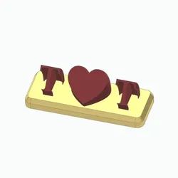 T♥T Lovely Table Tag