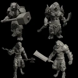 Werebears and Werewolves 4 mini set