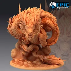 Azure Dragon of the East / Chinese Deity / Asian Wingless Drake