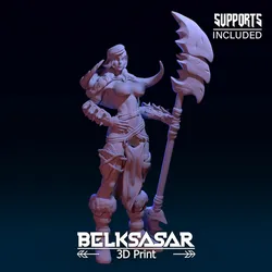 Barbarian Girl Variant 2