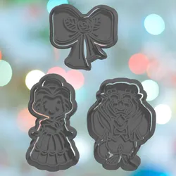Beauty And The Beast Cookie Cutter Set