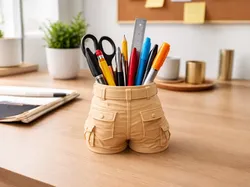 Cool Shorts Pen Holder – Unique Desk Organizer - Free 3D Print Model