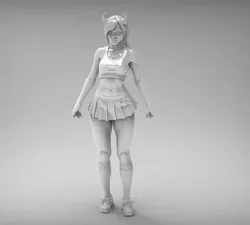 Devil woman - Skirt & Horns