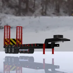 Heavy machinery semi-trailer for RC 1:14