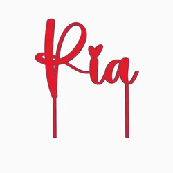 Pia cake topper