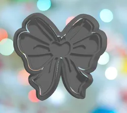Princess Snow White Bow Cookie Cutter