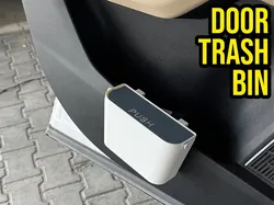 Push Lid Car Door Pocket Trash Bin - Free 3D Print Model