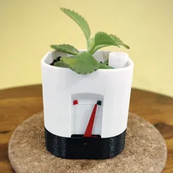 🪴Self watering flower pot with water level Indicator