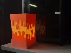 Slime Lamp -Table Lamp Inspired the Venom Symbiote - Free 3D Print Model