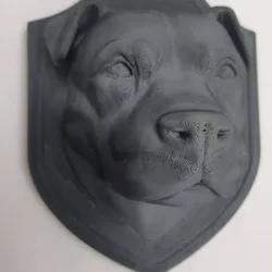 Staffordshire Bull Terrier Staffy head dog wall trophy animal