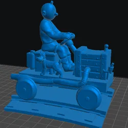 tintin motorized draisine
