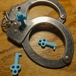 Toy Handcuffs Key