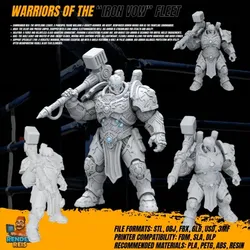 3D Printable Iron Oath ‘Sabertooth’ Heavy Assault Mech – Clawed Battlefield Destroyer