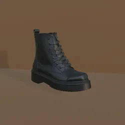 Bota con cordones, Lace-up boot botas zapatos para barbie muñeca