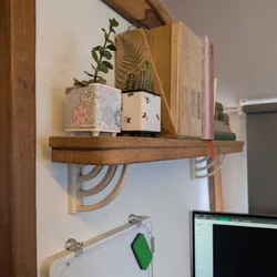 Classic art nouveau inspired shelf bracket