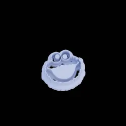 Cookie Monster Clay Cutter 30mm and 20mm