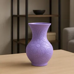 Decorative relief vase