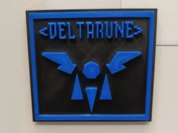 DELTARUNE Prophecy Panel Magnet - Free 3D Print Model