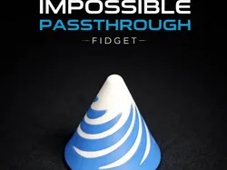 Impossible passthrough cone - Free 3D Print Model
