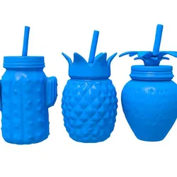 Mason Jar Pineapple / Mason Jar Strawberry / Mason Mug Pineapple/JAR