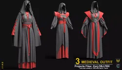 MEDIEVAL OUTFIT 3D model