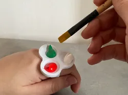 Mini Finger Palette - Free 3D Print Model