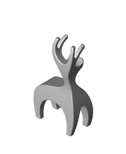 Minimalist Reindeer, Seasonal Christmas Decoration
