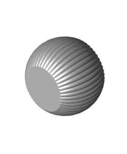 Modern Round Ribbed Candle, (LED) Tealight Holder