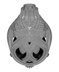 Open Lattice Flare Christmas Topper 2024