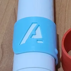 Oral-B toothbrush color ring, letter 'A'  (whole alphabet available)