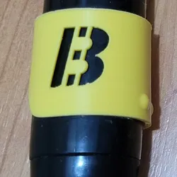 Oral-B toothbrush color ring, letter 'B'  (whole alphabet available)
