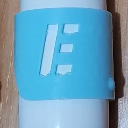 Oral-B toothbrush color ring, letter 'E'  (whole alphabet available)