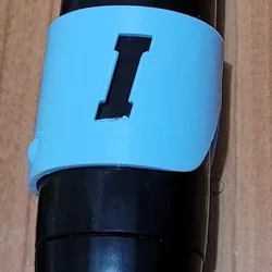 Oral-B toothbrush color ring, letter 'I'  (whole alphabet available)