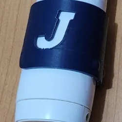 Oral-B toothbrush color ring, letter 'J'  (whole alphabet available)