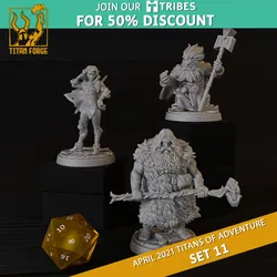 RPG - DnD Hero Characters - Titans of Adventure Set 11