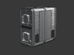 Satisfactory Industrial Storage Container - Free 3D Print Model