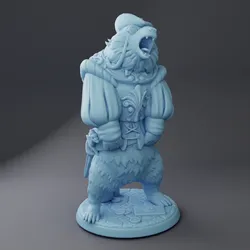 Sir Bearington the Knight ( Bear Beastfolk Bard / Fighter / Noble / NPC )