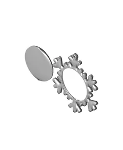 Snowflake-Shaped Photo Frame