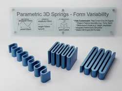 Spring Generator - Fully Parametric Springs - Free 3D Print Model