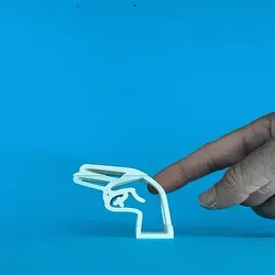 Text Flip - H (Dactylology)
