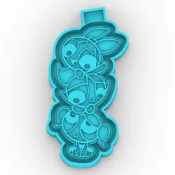 The Powerpuff Girls - freshie mold - STL for silicone mold