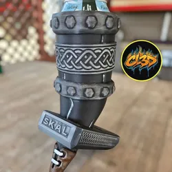 Viking Horn Can Koozie - Viking Runes