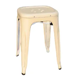 Vintage Cream Stool