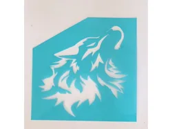 Wolf stencil