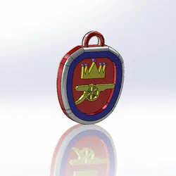 Arsenal Royal Emblem Keychain