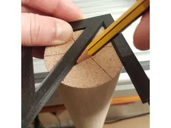 Center Finder Ruler - 45 Degree Stop Angle Tool